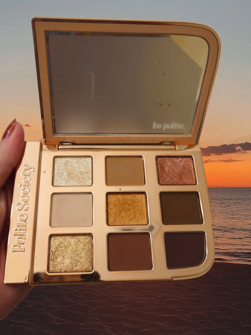 Golden Neutral Eyeshadow Palette - Warm Gold & Brown Shades